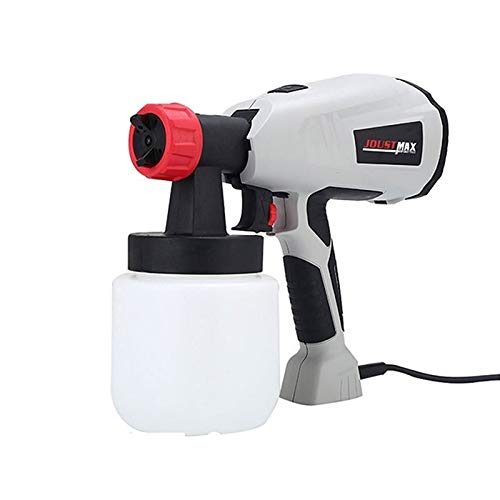 Elektrische Farbspritzpistole, HVLP Lackierpistole mit abnehmbarem 3 Spritzmuster, Farbsprühsystem for lösemittelhaltige & wasserlösliche Farben im