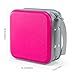 UENTIP CD Case for Car,48 Capacity DVD Case Portable Zipper Holder Large Storage CD Wallet CD Organizer Home Travel (pink, 48)