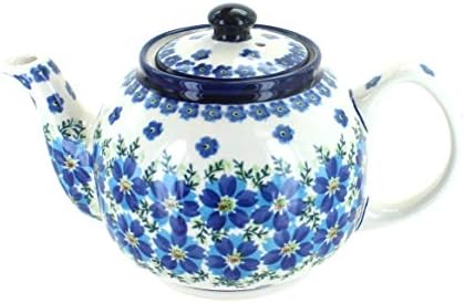 Blue Rose Polish Pottery Kalina Medium Teapot