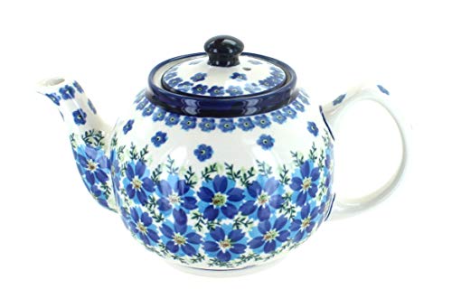 Blue Rose Polish Pottery Kalina Medium Teapot #TOP20