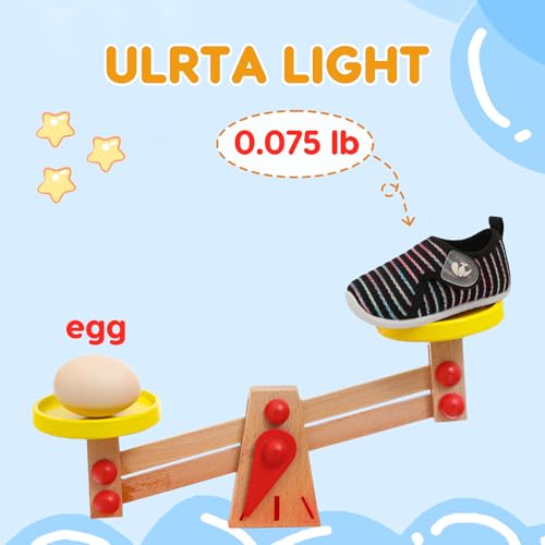 Image of FEETCITY Toddler Walking Shoes Slip On Toddler Shoes Boys Girls Kids Sports Sneakers Casual School Shoes Barefoot Shoes