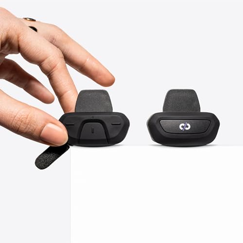 @tec Supertooth ROAMEE Open-Ear Technologie Akku Bluetooth® Freisprecheinrichtung Interkom Stereo Kopfhörer mit DSP-Technologie für Helme, Fahrrad Helme, Skihelme,