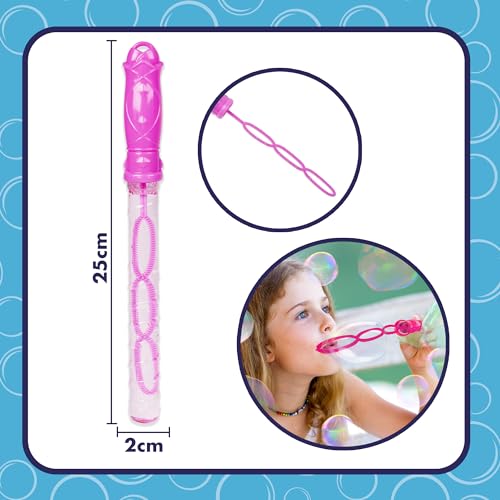 abeec 60ml Bubble Swords Pack Of 6 – Bubble Wands - Bubbles Party Bag Fillers - Kids Bubbles For Party Bags - Bubbles For Children Multipack - Outdoor Toys For Kids - Image 3