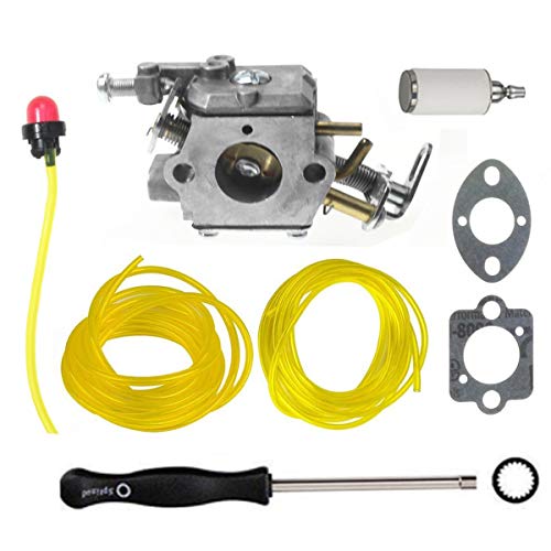 Hippotech Carburateur C1M-H58 avec joints et conduite de carburant pour Ryobi Homelite 308070001 985597001 38cc 46cc Tronçonneuse