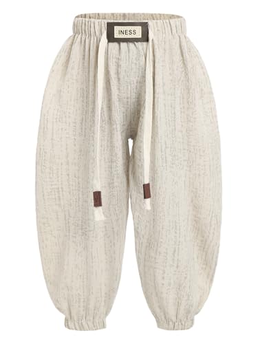 Yhong Pantalones de chándal para bebé, chicos y niñas, elásticos, informales, para correr, hip-hop, informales, callejeros, caqui, 80-86