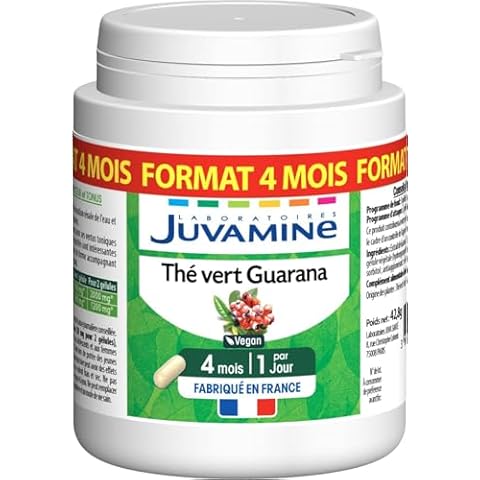 JUVAMINE - Brûle Graisse Thé Vert Guarana Cover
