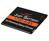 deutsche Marke JuBaTec original Akku für Samsung Galaxy S3 Mini GT-i8200 mit 1700 mAh ersetzt EB-F1M7FLU