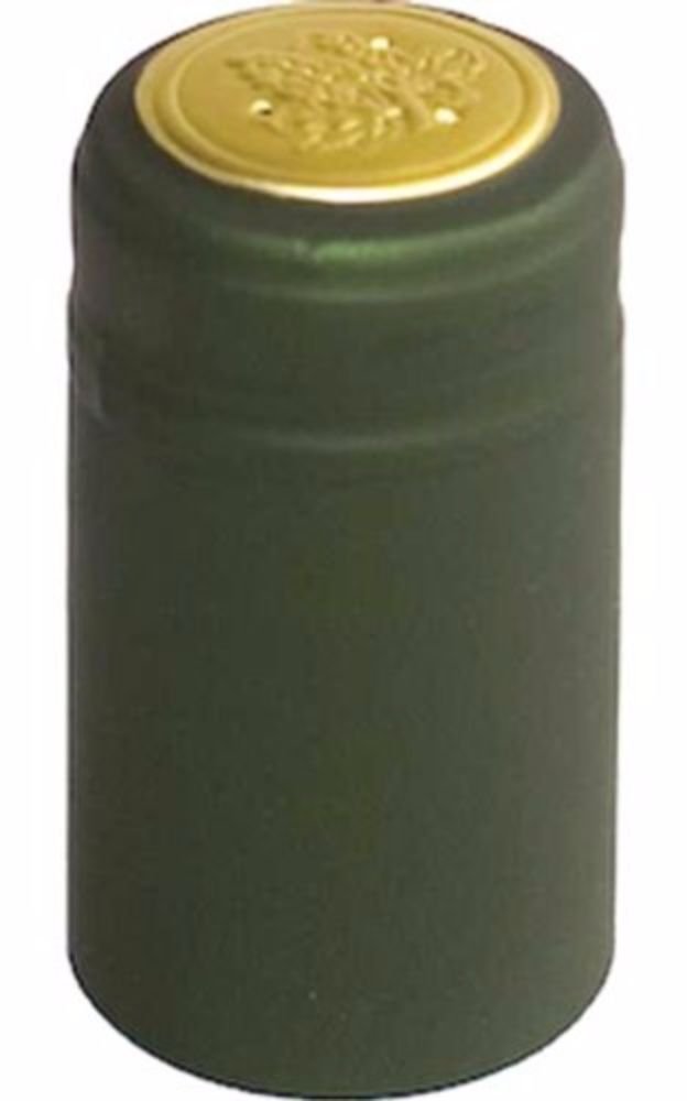 Green PVC Shrink Capsules-30 Per Bag