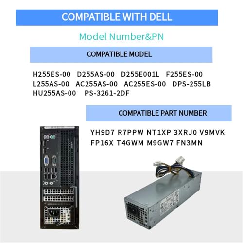 Fuente de poder QZLHCHY 255W modelo H255AS-00 SFX miniatura 6