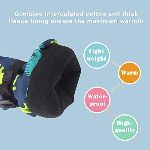 Bavst 58685687475582 Winter Kids Waterproof Gloves For Boys Girls Snow Ski Toddler Baby Mittens Outdoor thumb #3