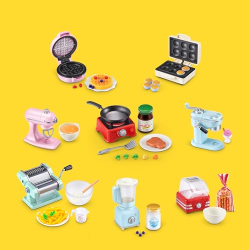 Mini Brands Really Works Magic Cook Kitchen Kapsel Serie 1 (Popcorn-Maschine) von ZURU, Miniatur funktionierende Küchengeräte, Nicht essbare Sammel-Überraschung für Kinder ab 3 Jahren