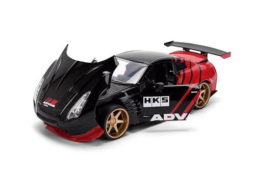 Jada Nissan GT-R 2009 Modelo 1:24 Negro miniatura 5