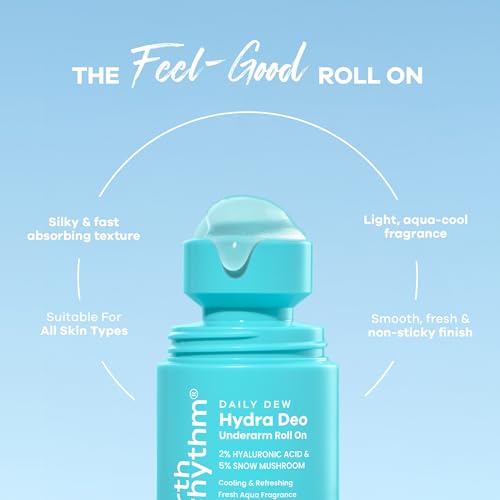 Image of Earth Rhythm 2% HA Aqua Fresh Cooling Underarm Roll On No Aluminium No Paraben - Cooling Deo