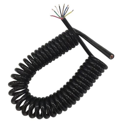 Cable extensible 5 metros para herramientas móviles con bobina retractable 17AWG 2