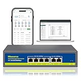 4/8 Port Cloud Managed 1000Mbps PoE Switch,Support Web/App Smart Managed,Remote Control