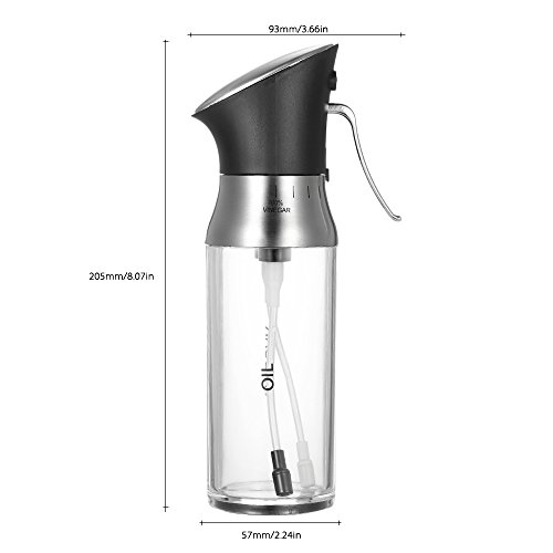 Decdeal Pulverizador de óleo e pulverizador de vinagre 2-em-1 de boa qualidade Pulverizador de azeit