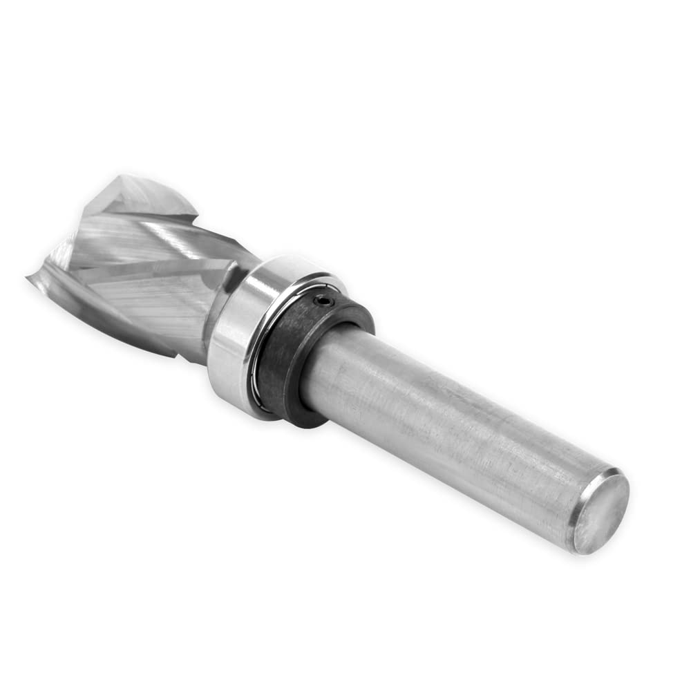 1 pieza 12 mm 1/2 vástago rodamiento ultra perfomance compresión empotrada de carburo sólido CNC fresadora para fresa de extremo de madera