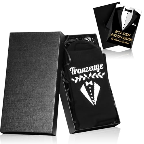 Trauzeugen Socken Mann Trauzeuge Fragen Mann Willst Du Mein Trauzeuge Sein mit Karte Hochzeit Geschenk Socken In Schwarzer Geschenkbox Geschenk Set Hochzeit Geschenke Für Mann Trauzeuge