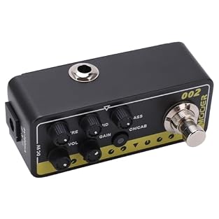 [REALISTIC TUBE SOUND] Experience authentic sound quality with the Micro Preamp Digital Electric Guitar Effects Pedal, which employs advanced sampling and modeling techniques to replicate the dynamics and tonal richness of a classic tube amp. Achieve...