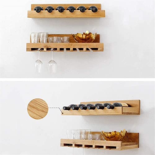 Soporte para botellas madera para 6 botellas miniatura 6