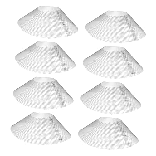 HOLIDYOYO 10pcs Cooker Hood Filters Range Hood Bowl Shape Filter Sturdy Mesh Strainers for Kitchen Vent