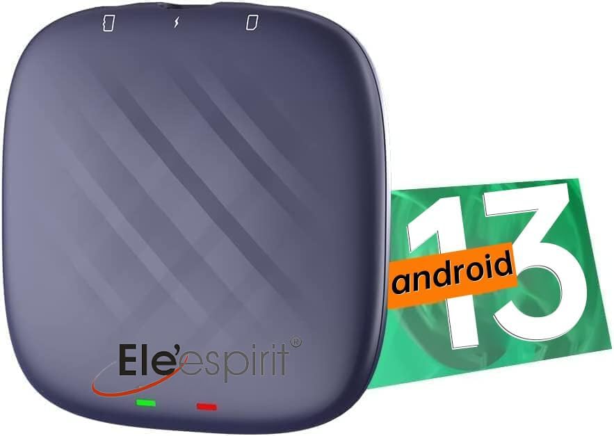 Elekart Android 13 CarPlay Ai Box Ultra, 8GB+128GB, Snapdragon QCM 
