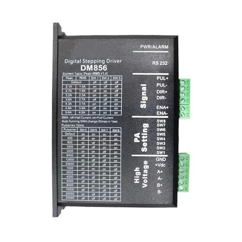 Contrôleur de moteur pas à pas numérique DM856 20-80 Vdc 5,6A Leadshine