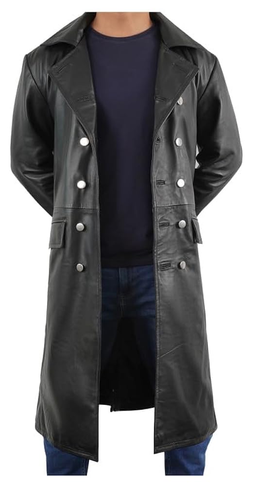 NM-Fashions WW2 German Classic Coat SS Leather Full Length