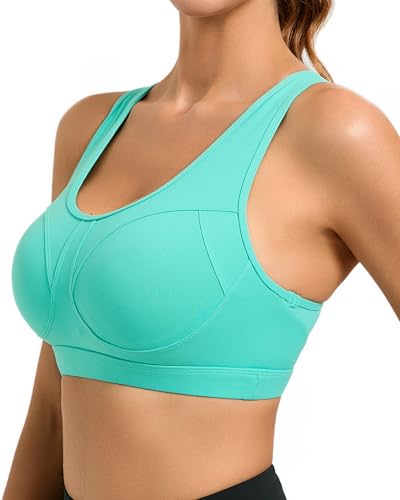 Image of RUNNING GIRL Sports Bras for Women High Support Moulded Cup High Impact Sports Bras Racerback Workout Running Yoga Bra