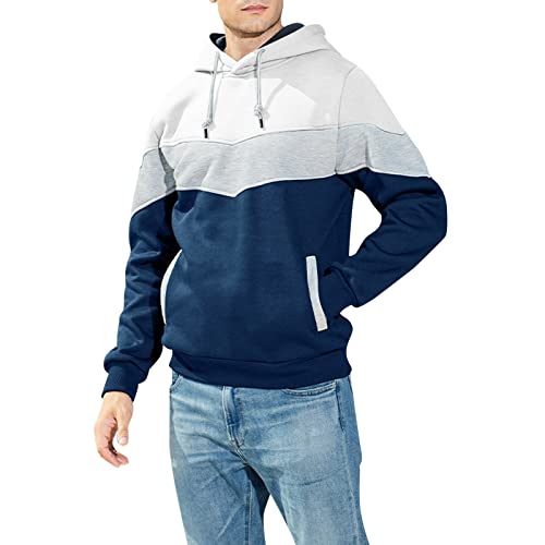 Sweat à capuche décontracté homme blanc pour les sorties urbaines en grande taille