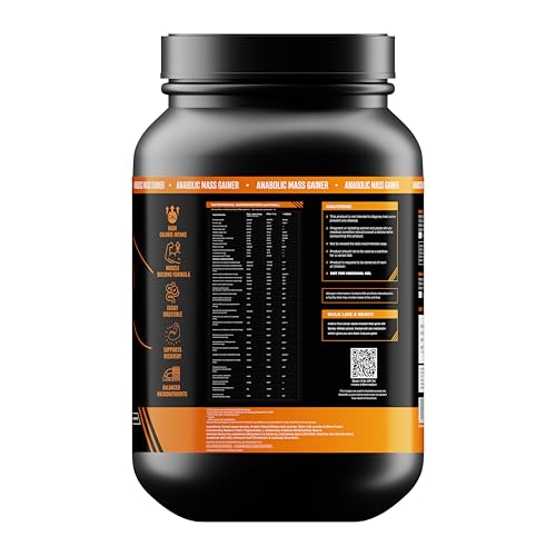 Image of BeastLife High Protein Mass /Weight Gainer | 1 KG | Strawberry Banana | NABL LAB Tested | For Muscle Gain & Fast Growth | Cereal-Based Formula, No Maltodextrin | India's #1 Cereal Based Bulk Gainer