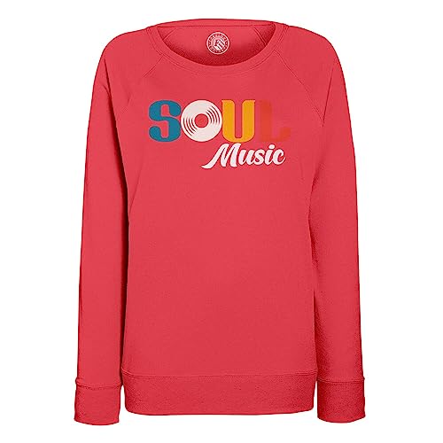Sweatshirt femme soul music célèbre la culture vinyle vintage 70's