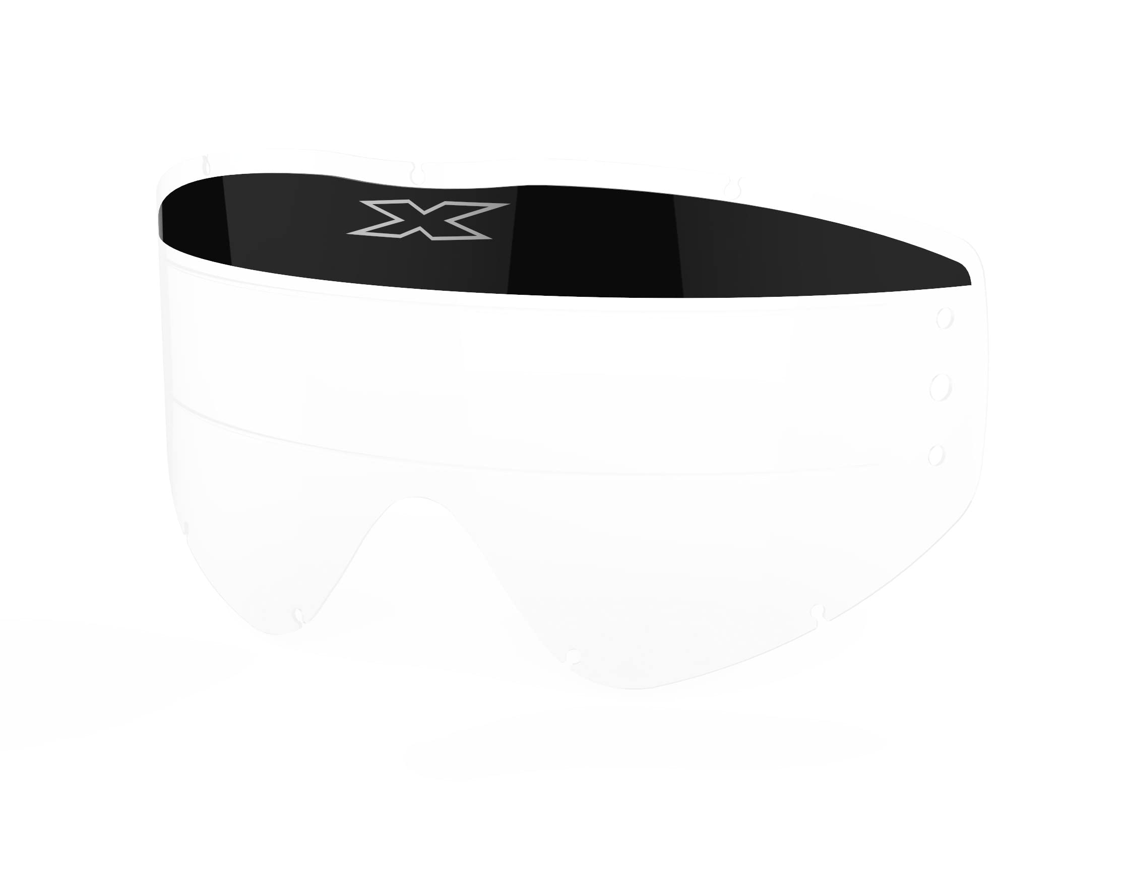GO-X Zip-Off Visor 3/PK