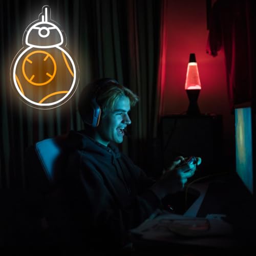 Image of AHlove Game Neon Signs for Wall Decor,Led Neon Lights Suitable for Man Cave、Bedroom、Garage、Party, Birthday、Christmas Gifts for Boys