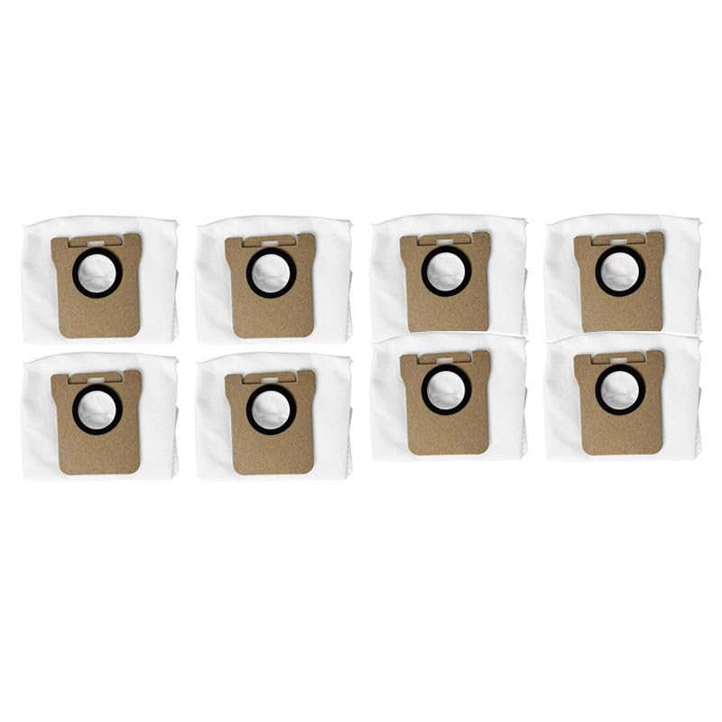 ZHICHENG 8pcs dust Bag for i X10 B101CN X10+ M30 X20 Max X20 Pro D102GL D109GL M30Pro C107 M30S D103CN X20+ C102 X20 Plus M40S OV31CN L10S Ultra L20Ultra C102CN L20 L30 B116 Robot Vacuum Cleaner