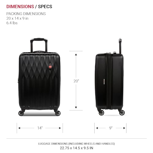 SwissGear 8018 Hardside Expandable Luggage with Spinner Wheels の商品画像 4