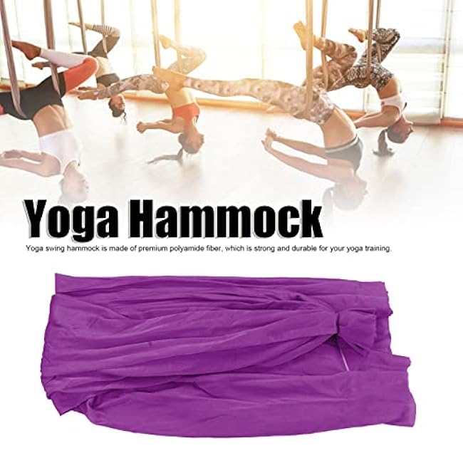 Yoga Swing Hammock, Stretch Fabric Yoga Swing Hammock, Aerial Yoga Hammock Fabric, Aerial Silks for Home Use, Suitable for Professionals and Beginners