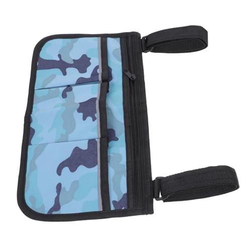 BIUDECO 車椅子用オックスフォード製サイド収納バッグ 軽量耐久性 フック ループ固定式 多ポケット設計 電動車椅子 スクーター対応 荷物整