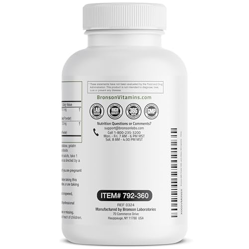 Bronson 792-360 Milk Thistle Silymarin Marianum & Dandelion Root Liver Health Support, Antioxidant Support thumb #4