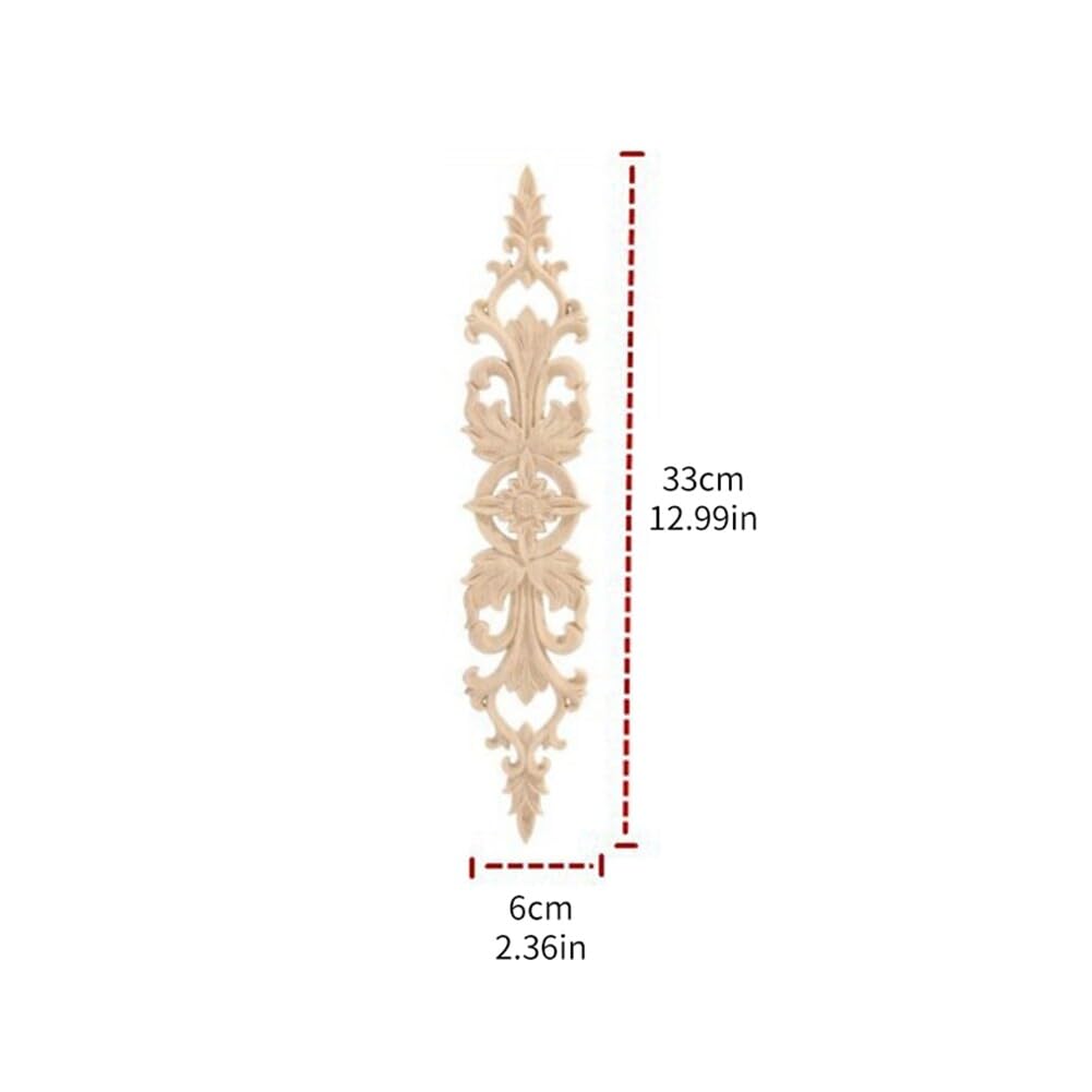 FRUHLING Decorazioni Legno Intagliato - 4 Pezzi Applique Per Mobili E Pareti - Foto 7