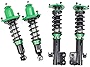 Rev9 R9-HS2-064_3 Hyper-Street II Coilover Suspension Lowering Kit, Mono-Tube Shock w/ 32 Click Rebound Setting, Full Length Adjustable, compatible with Toyota Corolla Sedan (E170) 2014-19