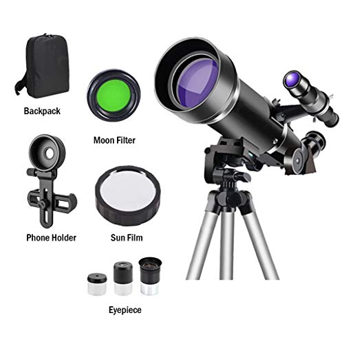 YXCKG Telescopio Astronómico Refractor 70 mm 400 mm miniatura 2
