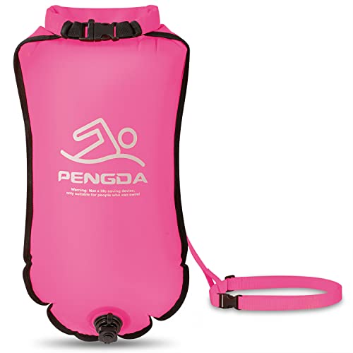 PENGDA Schwimmboje 25L Wasserdichter Trockensack Sicherheit Schwimmen Open Water und...