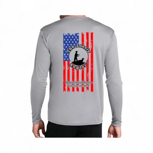 Lonely Angler Performance Fishing Shirt (Grey)
