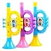 JTLB Tromba da Clown Tromba per Bambini in plastica, Tromba Giocattolo Tromba per Bambini Strumento a fiato Giocattolo per l'apprendimento e la Pratica di Strumenti Musicali per Bambini