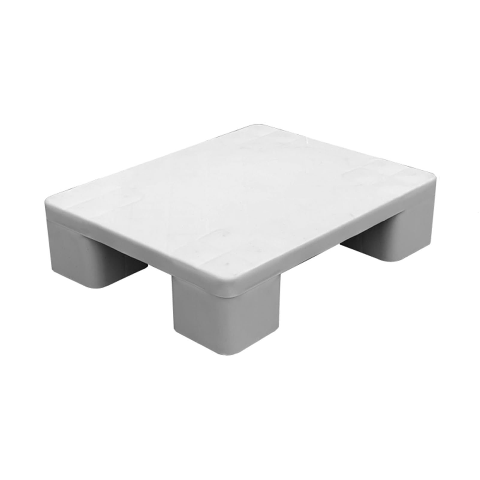 PFCDZDU Plastic Pallets, Wear-Resistant Storage Dunnage Rack, Waterproof Shipping Pad Platform for Garage Cold Warehouse Factory Workshops (Color : Gray-1 pcs, Size : 15.7x11.8x4.7IN)