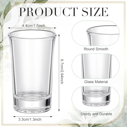 Honeydak 100pcs Wedding Favors for Guests Bulk Including Glass Shot Glasses, Bottle Opener Keychains, Thank You Cards, Organza Bag Wedding Souvenirs Gift for Newlyweds Bridal Shower Party(Silver) by Honeydak - Image 6