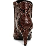 Alfani Womens Harpper Leather Ankle Dress Boots Brown 5.5 Medium (B,M)