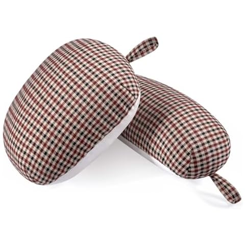 3 BUZZLETT Tailor’s Ham and Seam Roll Set – Premium Tailors Ham for Ironing – Professional Pressing Tools – Linen and Doll Cotton Press Ham for Ironing Smaller Curved Seam Cover