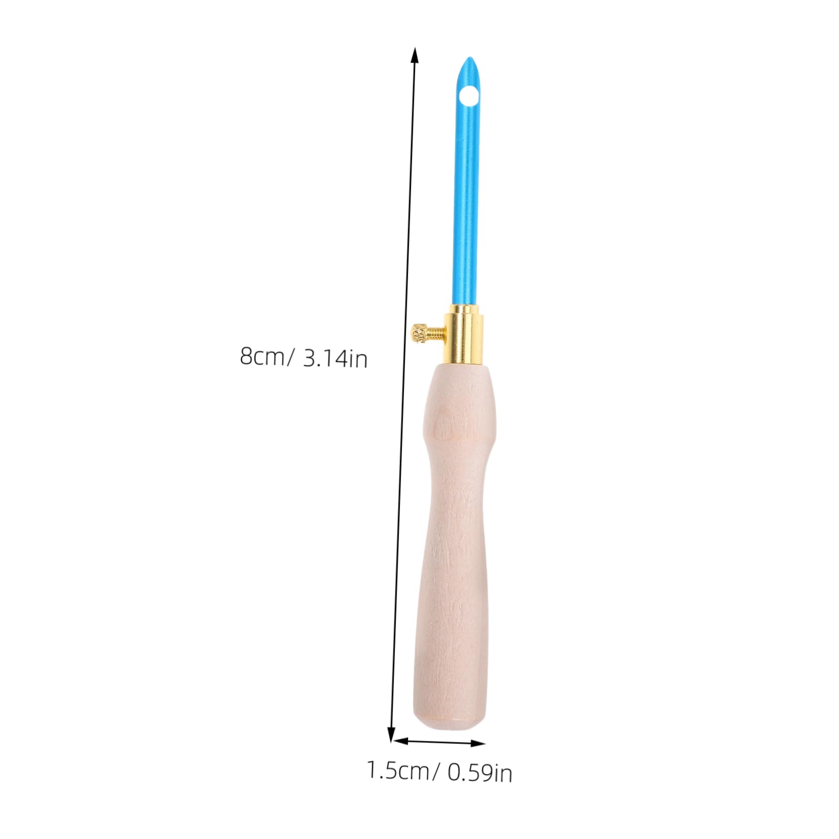 KOCKSHION Elegant Wooden Embroidery Punch Needle Knitting Tool Needle Punch Kit for DIY Art for Beginners